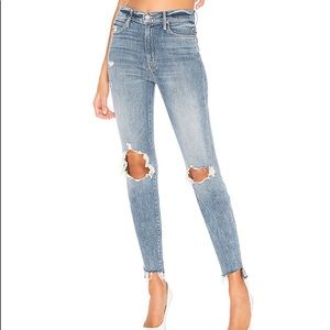 MOTHER Stunner Ankle Fray Jeans